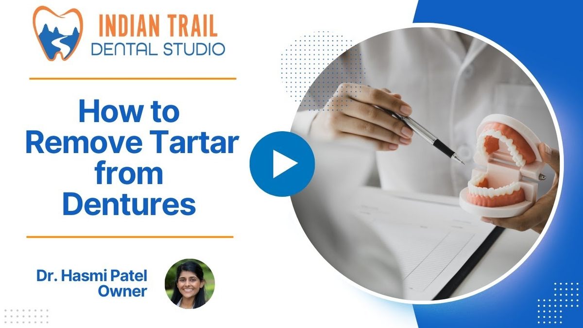 How to Remove Tartar from Dentures